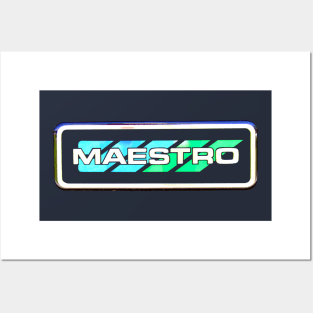 Austin Maestro 1980s British classic car badge photo Posters and Art